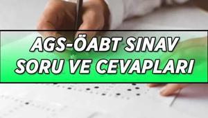 AGS-ÖABT soru ve cevapları yayımlandı mı AGS sınavı tamamlandı ÖABT sınavı saat kaçta başlayacak