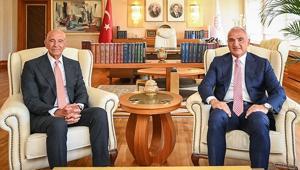 Bakan Ersoy, ABDnin Ankara Büyükelçisi Barrackı kabul etti