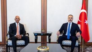 Dışişleri Bakanı Hakan Fidan, ABDnin Ankara Büyükelçisi Barrackı kabul etti
