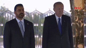 Cumhurbaşkanı Erdoğan, Irak Başbakanı Ez-Zeydiyi törenle karşıladı