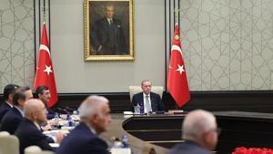 Gözler Kabine toplantısında Terörsüz Türkiye düzenlemesi ve ekonomi masada