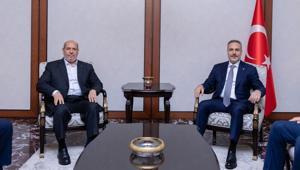 Dışişleri Bakanı Hakan Fidan, Hamas Siyasi Büro Başkanı Hayyeyi kabul etti