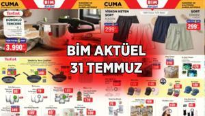BİM AKTÜEL 31 TEMMUZ 2026: Yarın raflarda Bu hafta BİMde hangi ürünler indirimde Tefal tava çeşitleri, pasta taşıma kabı, LAV kilitli saklama kabı...