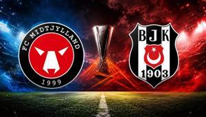 MUHTEMEL 11LER | Midtjylland - Beşiktaş maçı bu akşam saat kaçta, hangi kanalda canlı yayınlanacak UEFA Avrupa Ligi 2. ön eleme turu rövanşı