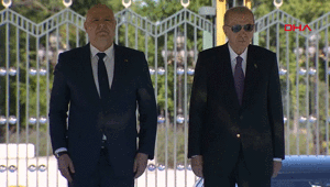 Cumhurbaşkanı Erdoğan, Lübnan Cumhurbaşkanı Joseph Avnı törenle karşıladı