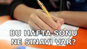 HAFTA SONU SINAV VAR MI Bugün ne sınavı var 1-2 Ağustos 2026 sınav takvimi