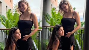İkinci kez teyze olmak için gün sayıyor Hande Erçel ve ablası Gamze Erçelden yeni kareler