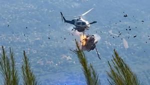Yunanistanda yangın söndürme helikopterleri çarpıştı; 4 kişilik mürettebata ulaşıldı