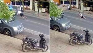 Yolun karşısına geçerken otomobil çarptı; yaşlı adam metrelerce savruldu