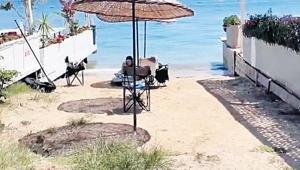 Üç adımlık halk plajı tartışması
