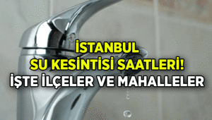 İSKİ TEK TEK AÇIKLADI 📢 İstanbulda nerede sular kesilecek İstanbulda sular ne zaman, saat kaçta gelecek