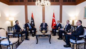 Dışişleri Bakanı Hakan Fidan, Libyalı yetkililerle Ankarada bir araya geldi