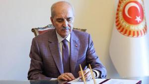 TBMM Başkanı Kurtulmuş, Terörsüz Türkiye teklifini imzaladı