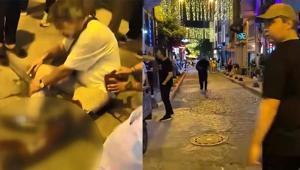 Beyoğlunda pitbull gerilimi Köpeğini kontrol et diyerek sahibini bıçakladı