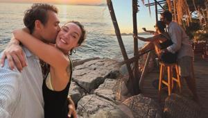 Aşk tam gaz devam ediyor Birce Akalay ve Hakan Kurtaş çiftinden romantik tatil