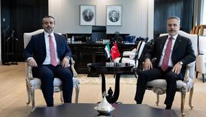 Dışişleri Bakanı Hakan Fidan, Suriyeli mevkidaşı Şeybani ile bir araya geldi