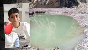 Erzurumda yürek yakan olay 12 yaşındaki Ertuğrul hafriyat alınan gölette boğuldu