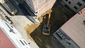 Sultangazide temel kazısında korkutan olay 4 bina tahliye edildi