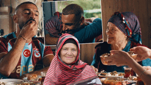 Trabzonspor reklam filminin yıldızı Hatice Akbaş: Salah bana söz verdi, oğlum gibi sarıldım