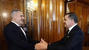 Dışişleri Bakanı Hakan Fidan Libya Ulusal Birlik Hükümeti Başbakanı Dibeybe ile görüştü