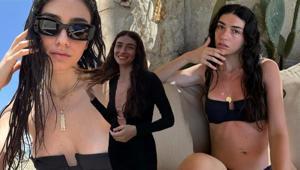 Hazar Ergüçlü tatile doymuyor Bikini pozlarına beğeni yağmuru