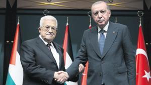 Cumhurbaşkanı Erdoğan, Filistin Devlet Başkanı Abbas’ı kabul etti ‘Netanyahu hükümeti kaostan nemalanıyor’