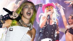 Hande Yener yeni imajıyla sahnede Uzun sarı saçları olay oldu