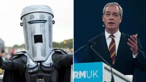İngiliz siyasetçi Nigel Farage ara seçimde çöp kovasını yendi