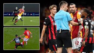 Galatasaray -Çorum FK maçının tartışmalı pozisyonlarını eski hakemler yorumladı Herhangi biri de kırmızı kart verir
