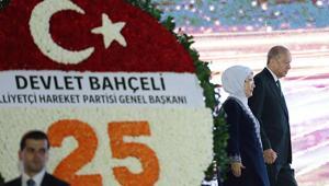 AK Partide 25. yıl coşkusu Dev mitinge 100 binden fazla kişi katıldı
