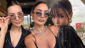 Gören bir daha baktı Hazal Filiz Küçükköse’nin ikiziyle Boğaz keyfi
