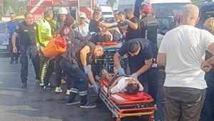 Antalyada zincirleme kaza 17 yaralı