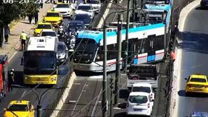 İstanbulda tramvay raydan çıktı Metro İstanbuldan açıklama