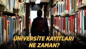 ÜNİVERSİTE KAYITLARI NE ZAMAN BAŞLIYOR 2026 e-Devlet üniversite e-kayıt ekranı açıldı mı, yüz yüze kayıtlar ne zaman YKS üniversite kayıt tarihleri