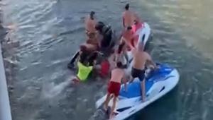 Düzcede feci deniz kazası Jetski, köprünün ayağına çarptı: 1 ölü, 1 yaralı
