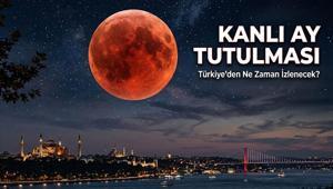 AY TUTULMASI NE ZAMAN GERÇEKLEŞECEK Kanlı Ay Tutulması ne zaman, saat kaçta görülecek Ay Tutulması Türkiyeden izlenecek mi