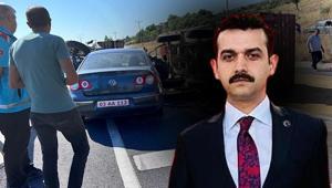 Dün görevine başlayan kaymakam ile savcı eşi kazada yaralandı