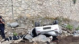 Adana’da otomobil dereye uçtu: 2 can kaybı, 1 yaralı