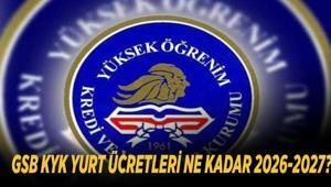 GSB KYK YURT ÜCRETLERİ NE KADAR 2026-2027 1, 2, 3, 4, 5 ve 6. tip KYK yurt fiyatları kaç TL oldu, açıklandı mı