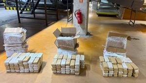 Kargo takip merkezinde 109 kilo uyuşturucu ele geçirildi