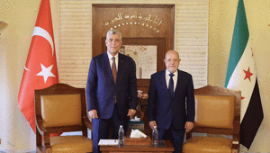 Bakan Bolat, Suriye Ekonomi ve Sanayi Bakanı eş-Şaar ile bir araya geldi