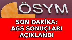 AGS SONUÇLARI AÇIKLANDI SON DAKİKA: Yeni AGS sonuçları erişime açıldı AGS sonuçları neden kaldırılmıştı