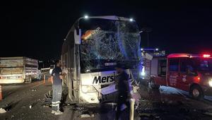 Şanlıurfada yolcu otobüsleri çarpıştı: 13 yaralı