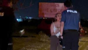 Genç kadın stüdyo bahçesinde darp edildi polisi aradı
