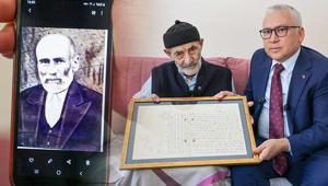 Arşivde saklandı, tam 113 yıl sonra gelen mektup Vali: Çok kıymetli bir hatırayı ulaştırdık