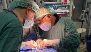 Orduda 610 gram doğan Rüzgar bebeğe, yatak başında kalp ameliyatı