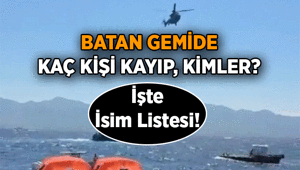 KİMLİKLERİ TEK TEK AÇIKLANDI 📍 Kıbrısta batan gemide kaç kişi öldü, kaç kişi kayıp Kıbrısta batan gemideki kayıplar kimler