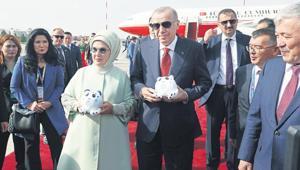 Erdoğan ŞİÖ zirvesi için Bişkek’te