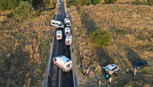 Edirnede zincirleme kaza: 6 yaralı