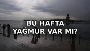 HAVA DURUMU HABERLERİ ☂️ BU HAFTA YAĞMUR VAR MI AKOMdan İstanbulda için sağanak uyarısı geldi Yağmur ne zaman yağacak